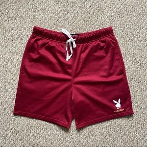 Mens Playboy x Pacsun basketball shorts